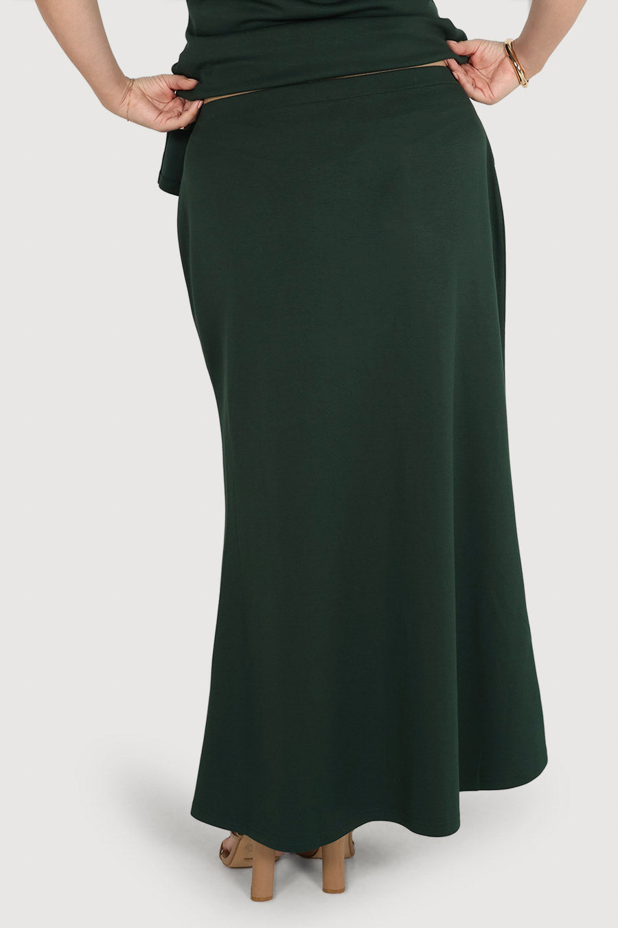 CALAIS SKIRT DEEP GREEN