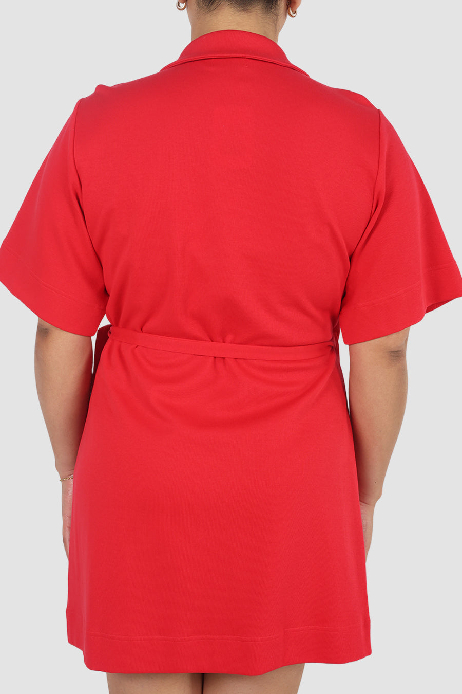 CASA WRAP DRESS RED
