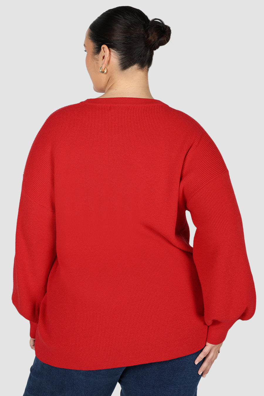 CORLEN OVERSIZED KNIT RED