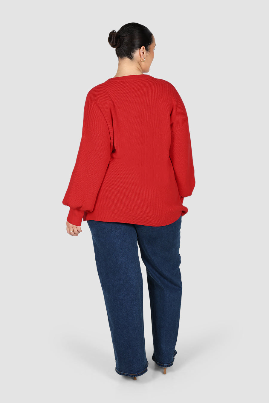 CORLEN OVERSIZED KNIT RED