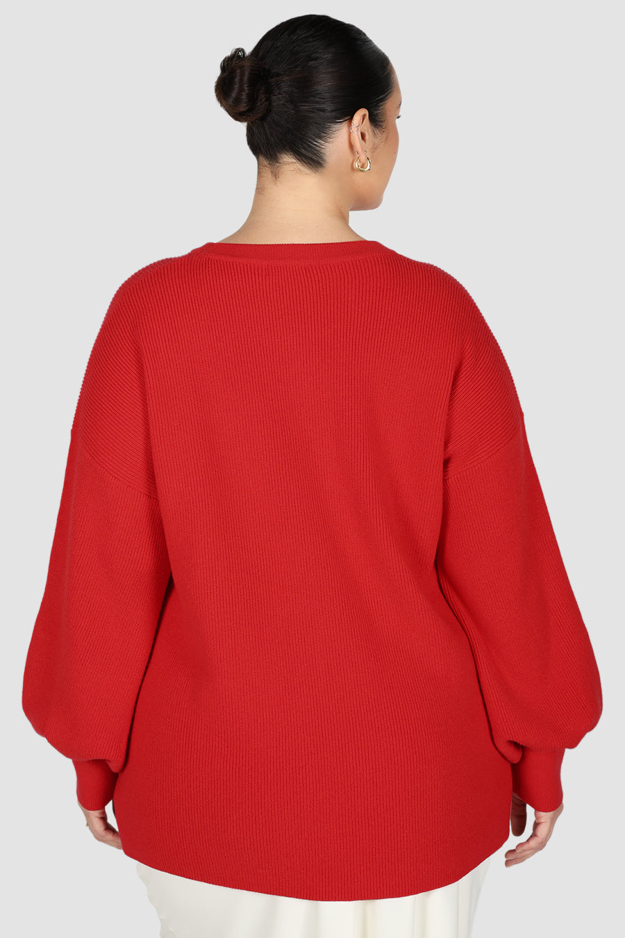 CORLEN OVERSIZED KNIT RED