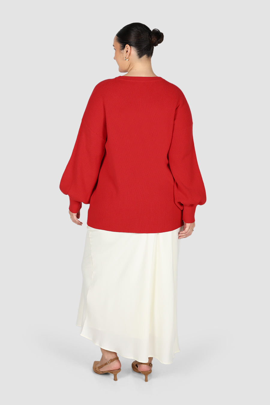 CORLEN OVERSIZED KNIT RED