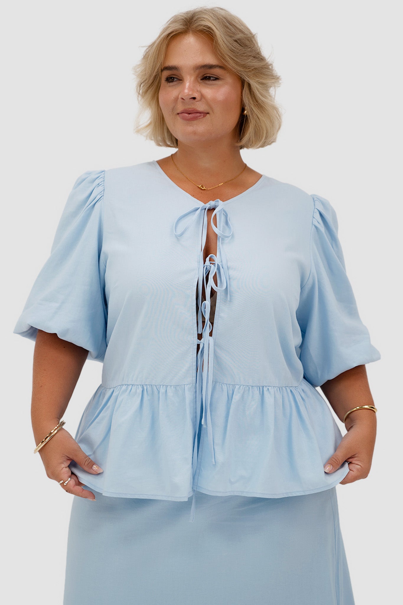 FAWN TOP SOFT BLUE