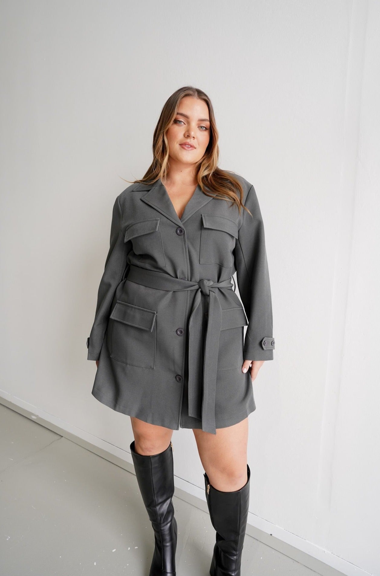 FB SALE - PAX DRESS GREY SIZE 12