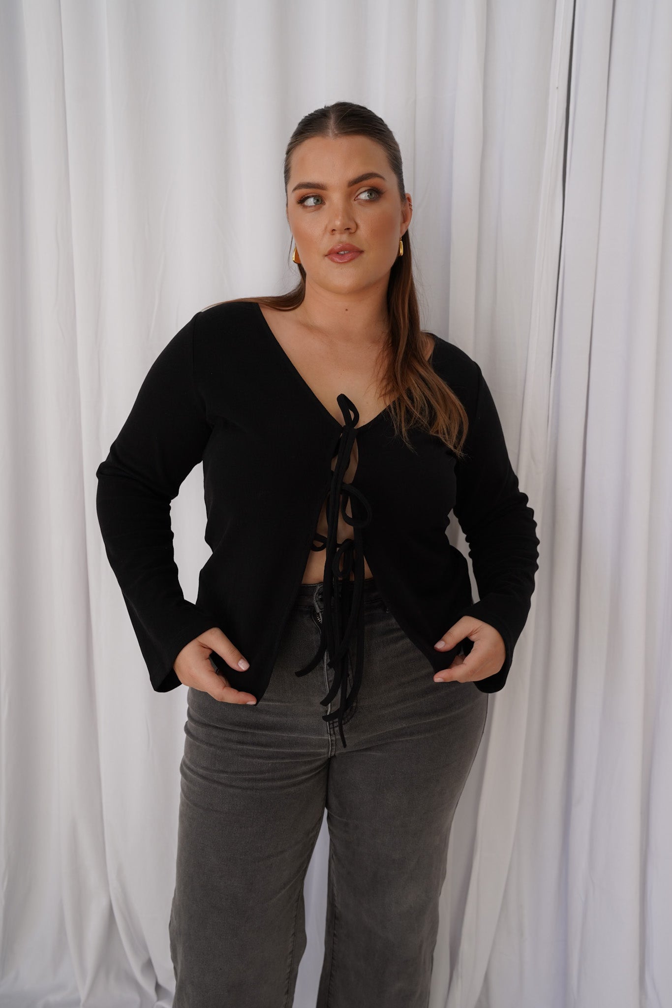 CARMEN TOP BLACK