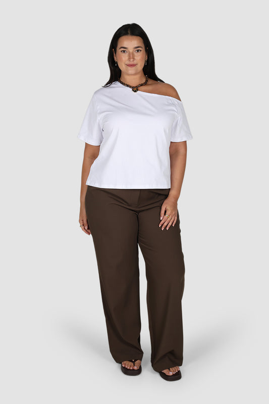 DOWNTOWN PANT CHOCOLATE