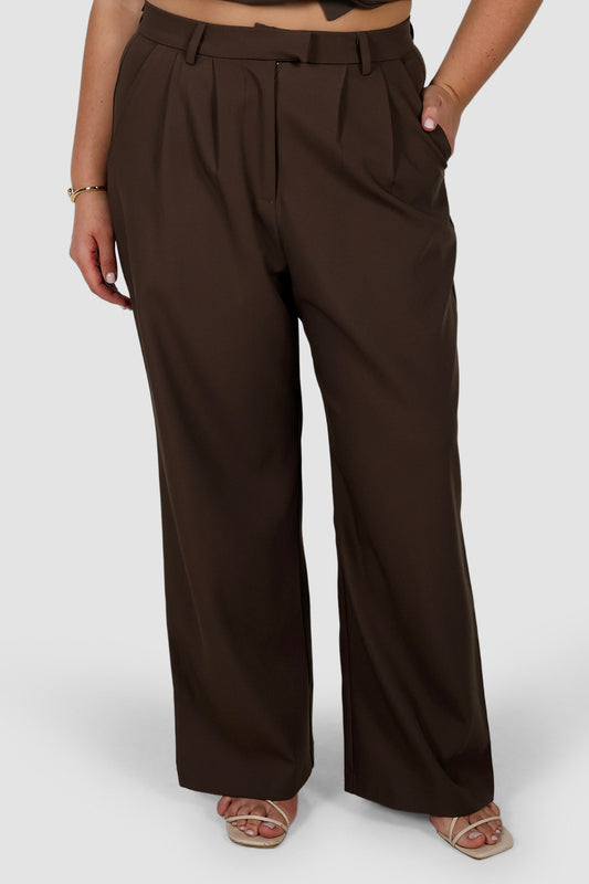 DOWNTOWN PANT CHOCOLATE