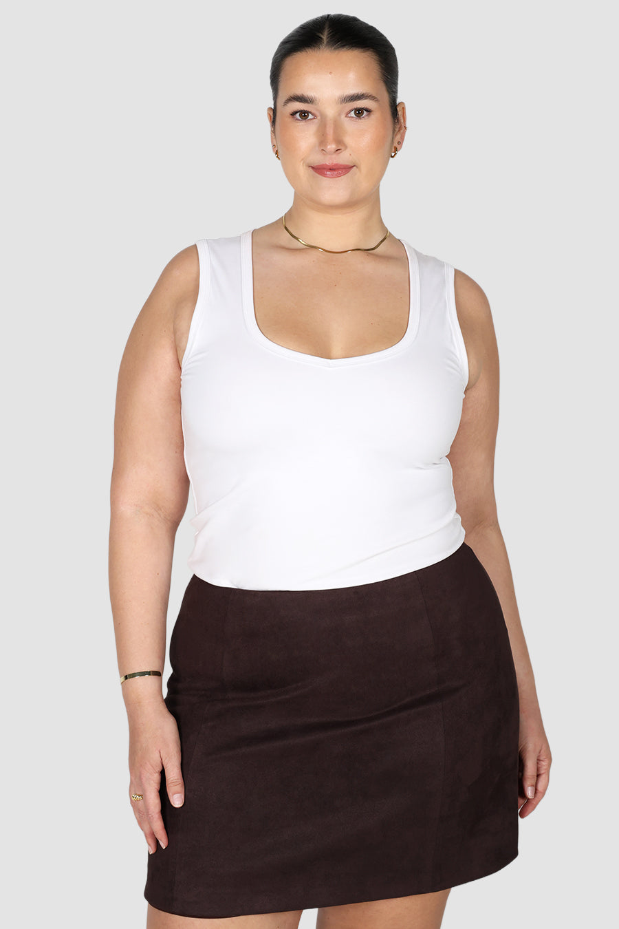 DRIFTER SKIRT MOCHA