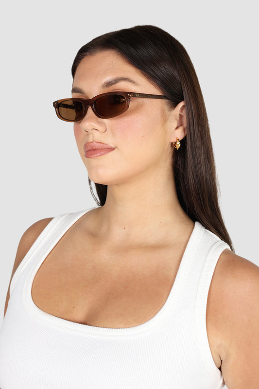 FRANKIE SUNGLASSES BROWN