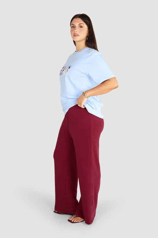 GRL DINNER SIGNATURE TEE SKY BLUE