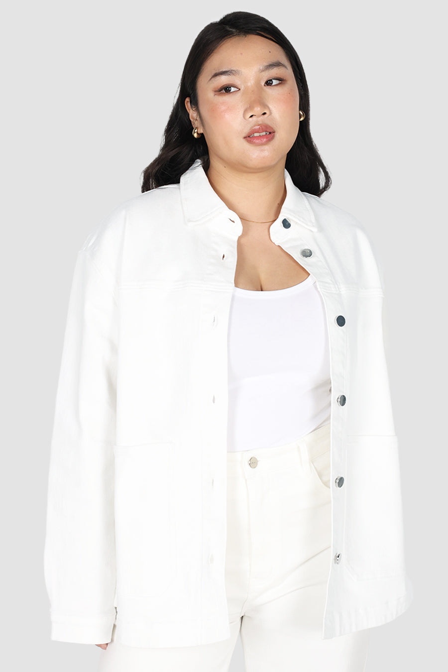 HARRINGTON JACKET CHALK