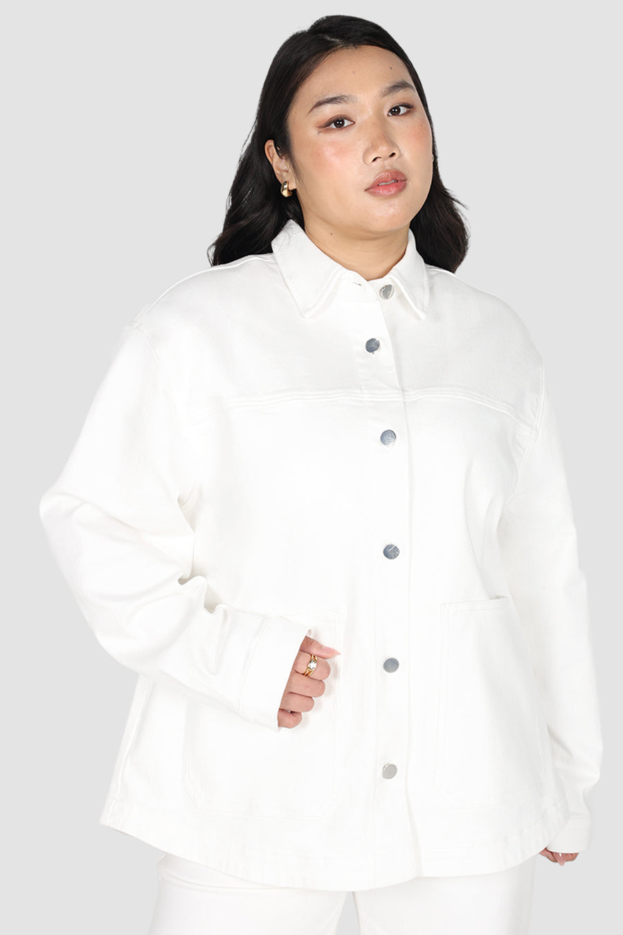 HARRINGTON JACKET CHALK