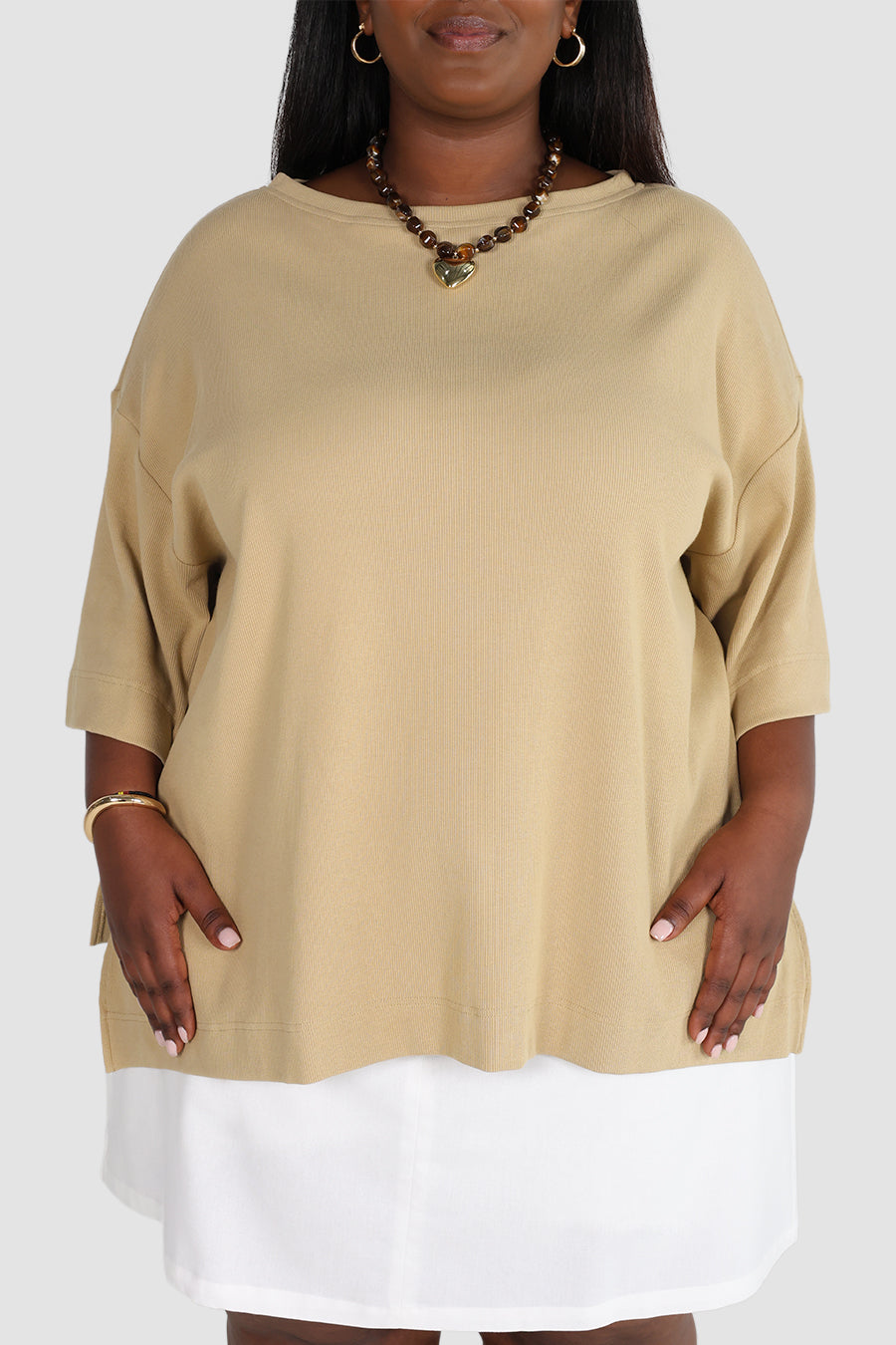 HAVEN OVERSIZED TEE NEUTRAL