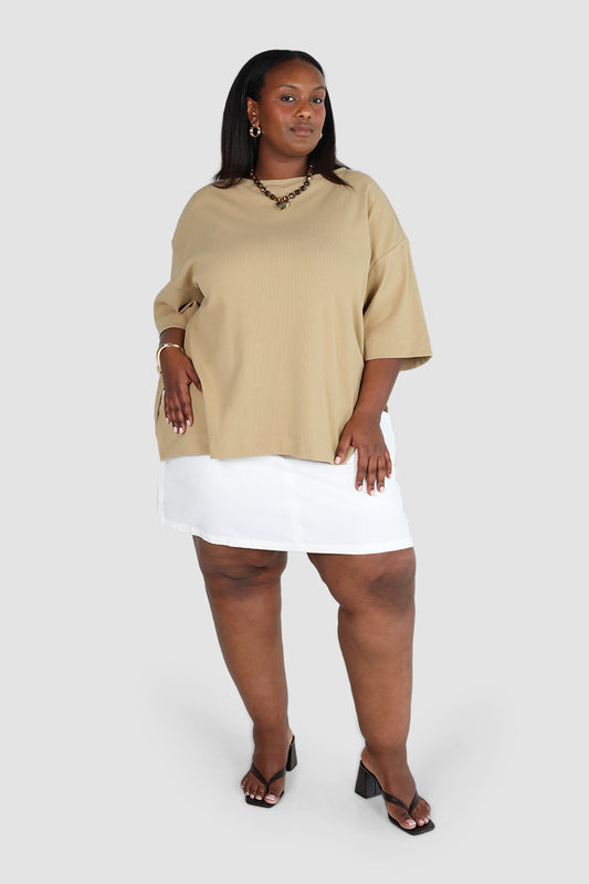 HAVEN OVERSIZED TEE NEUTRAL