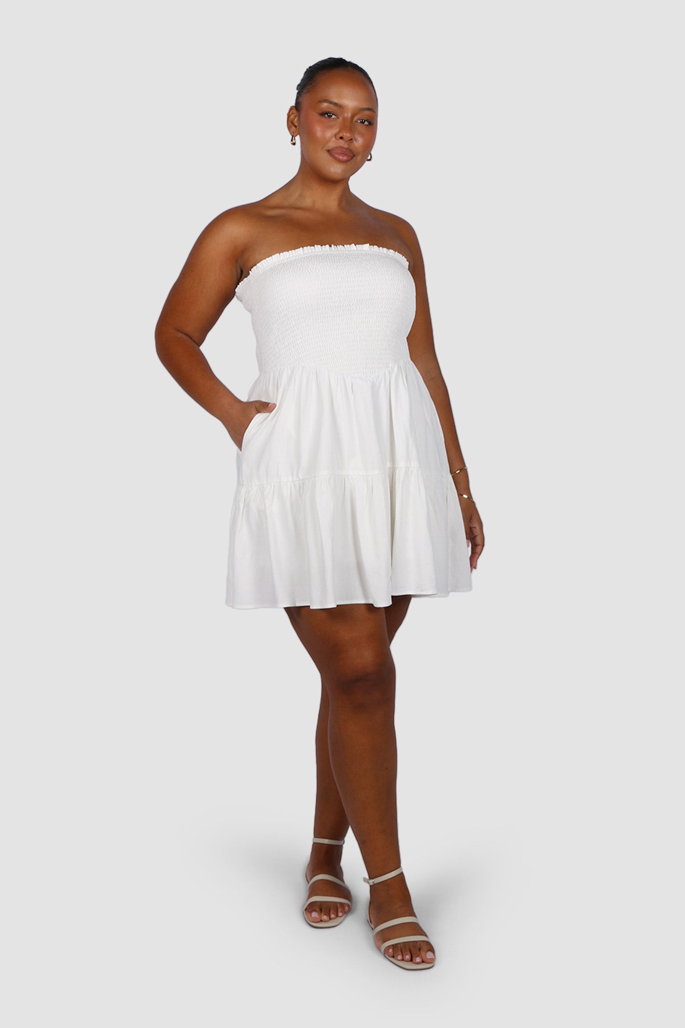 RYLIN DRESS WHITE