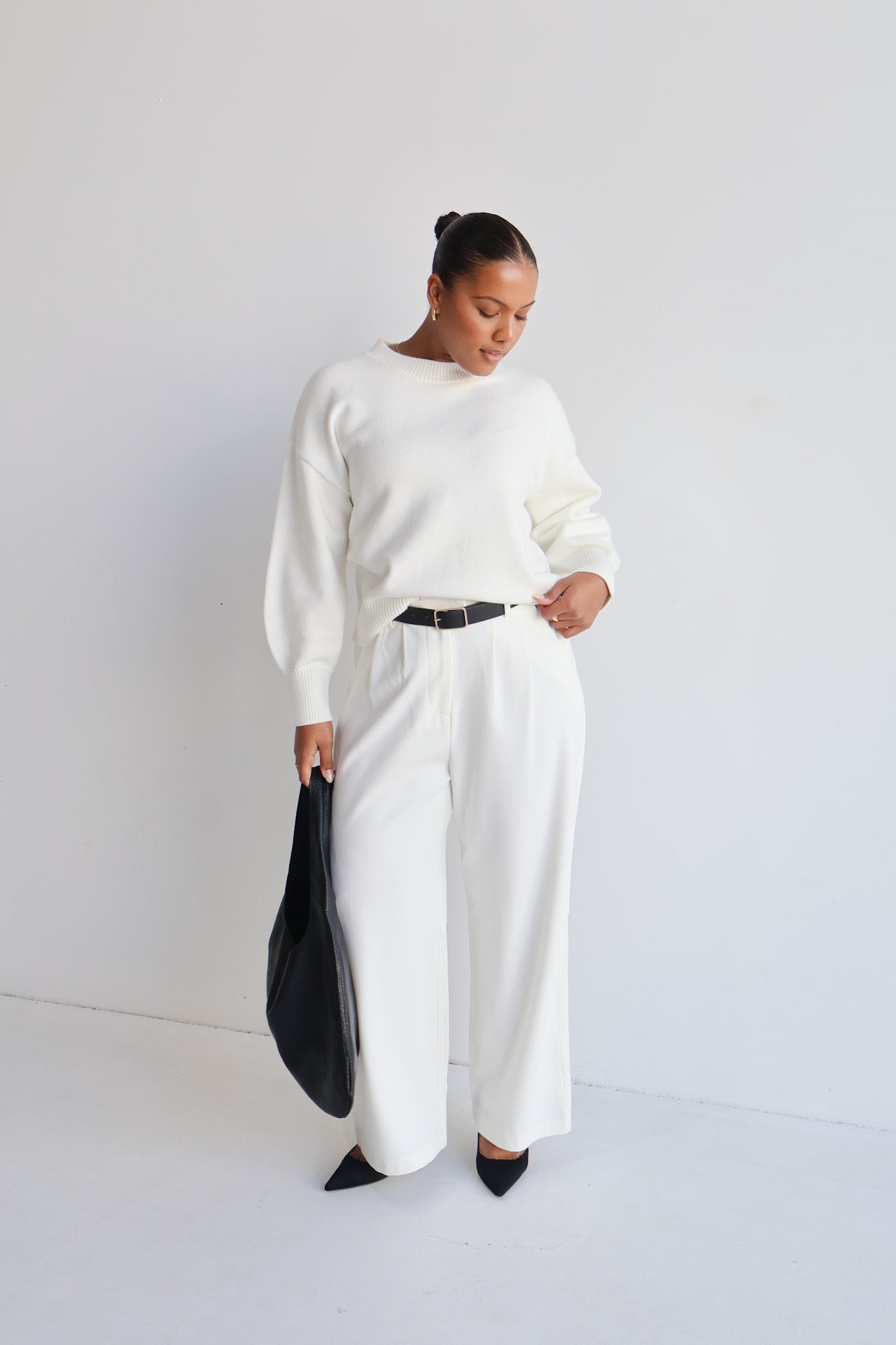 HARPER KNIT WHITE