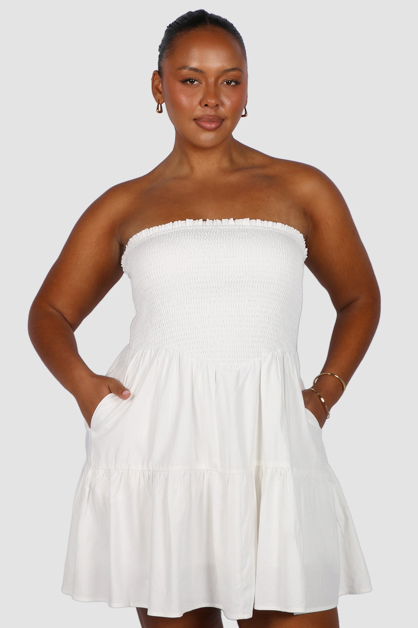 RYLIN DRESS WHITE