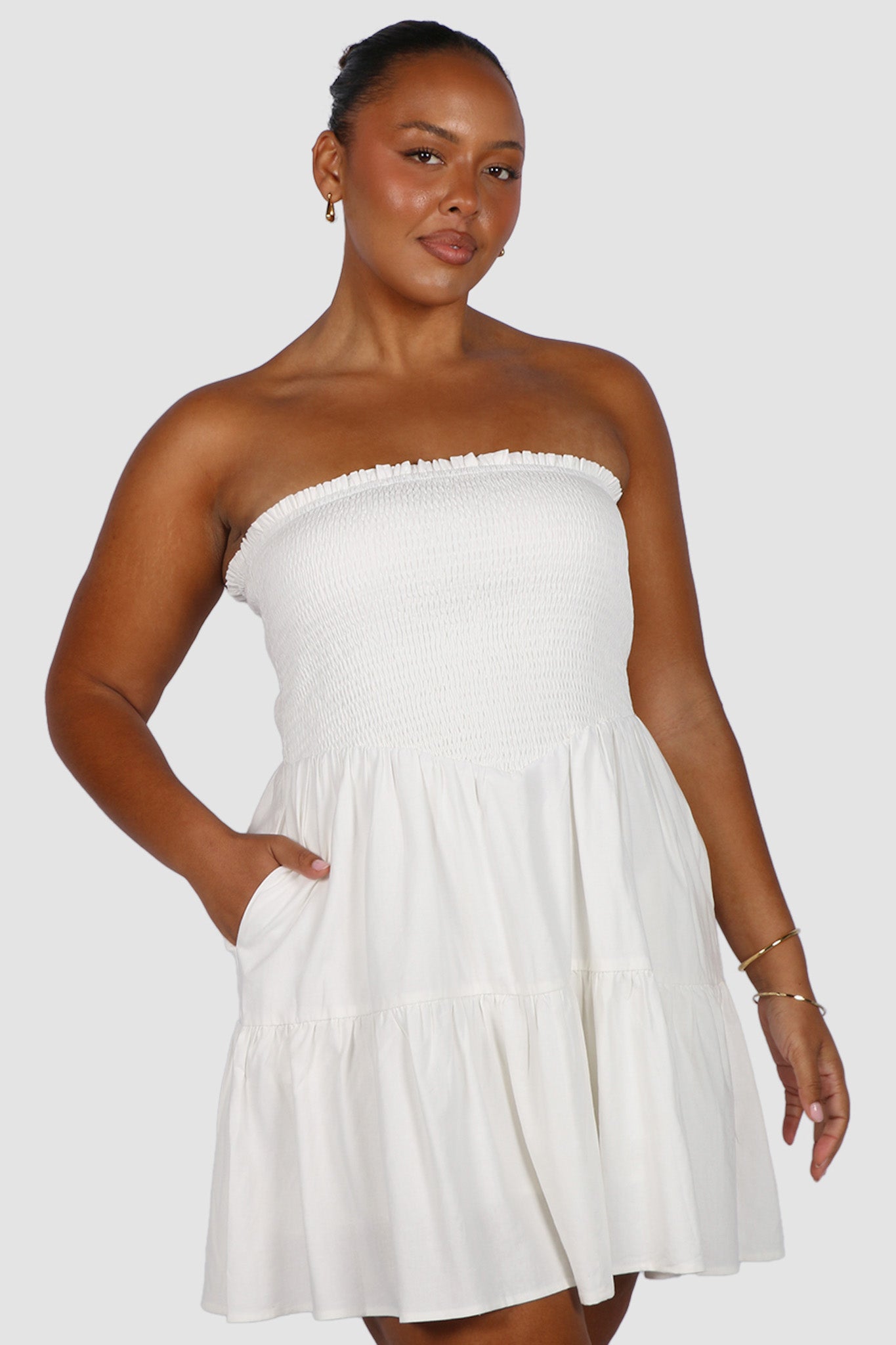 RYLIN DRESS WHITE