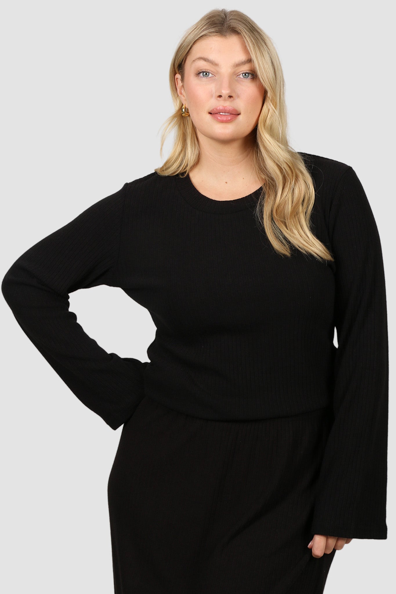 HAZE TOP BLACK