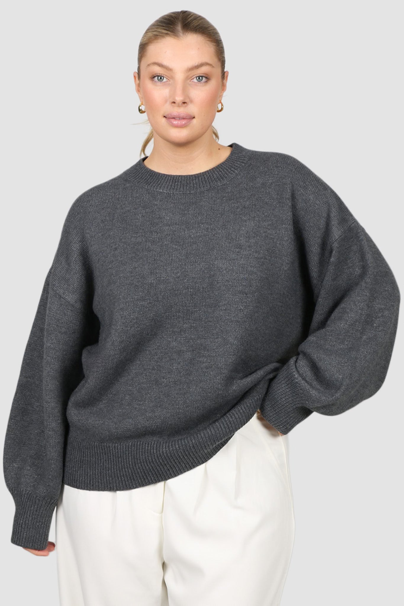 HARPER KNIT GREY