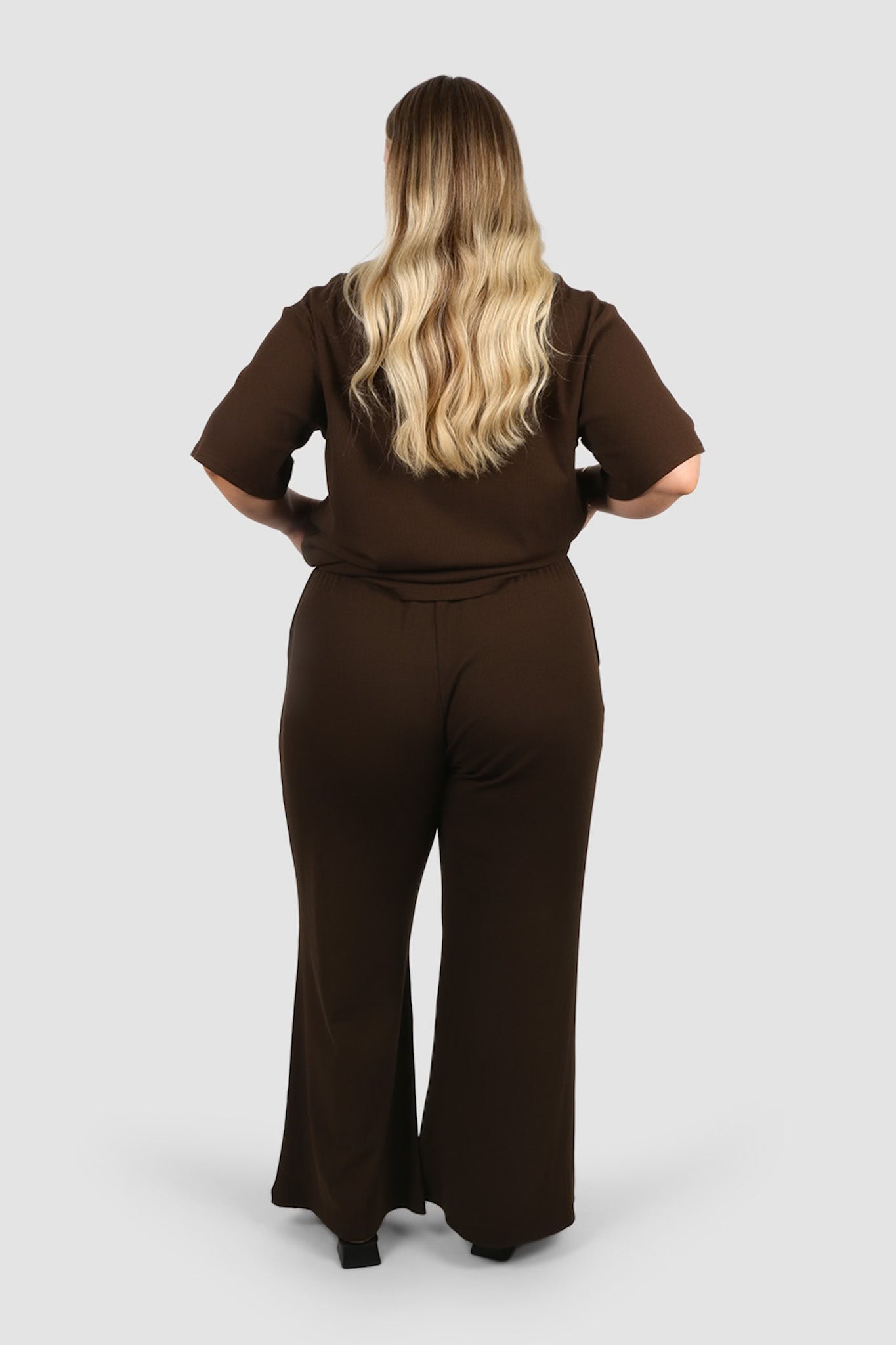 RAYLN RIB PANTS ESPRESSO