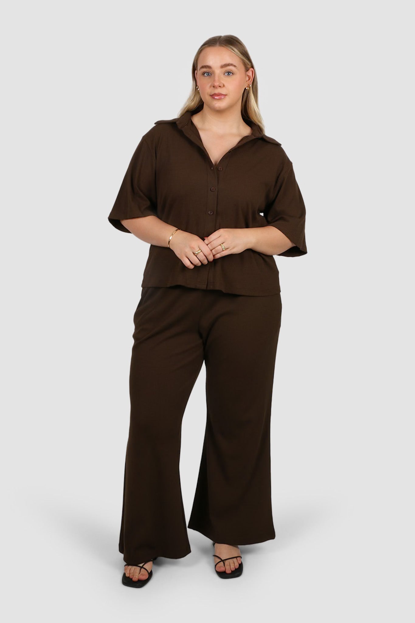 RAYLN RIB PANTS ESPRESSO