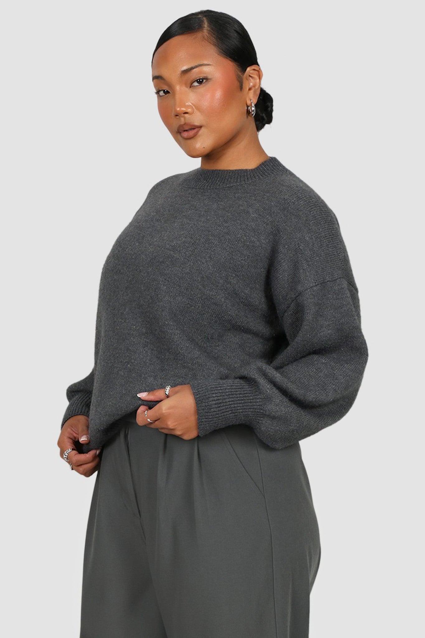 HARPER KNIT GREY