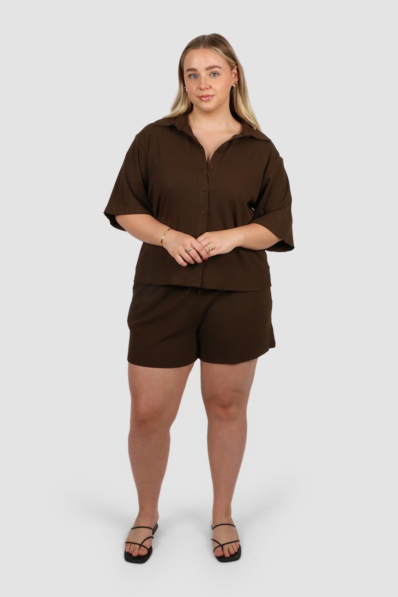 TORLA RIB SHORTS ESPRESSO