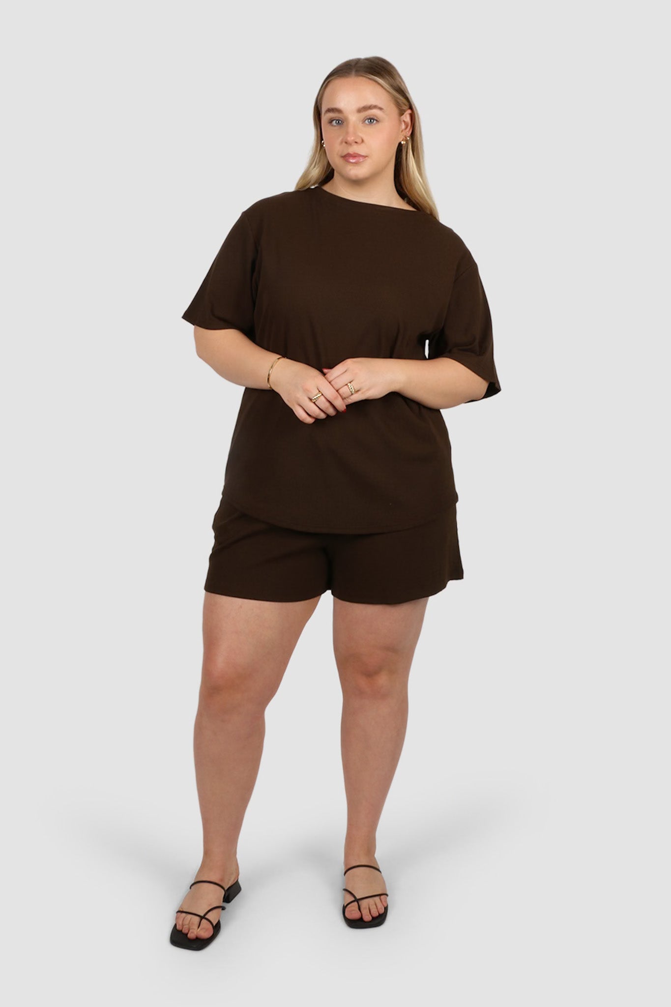 TORLA RIB SHORTS ESPRESSO