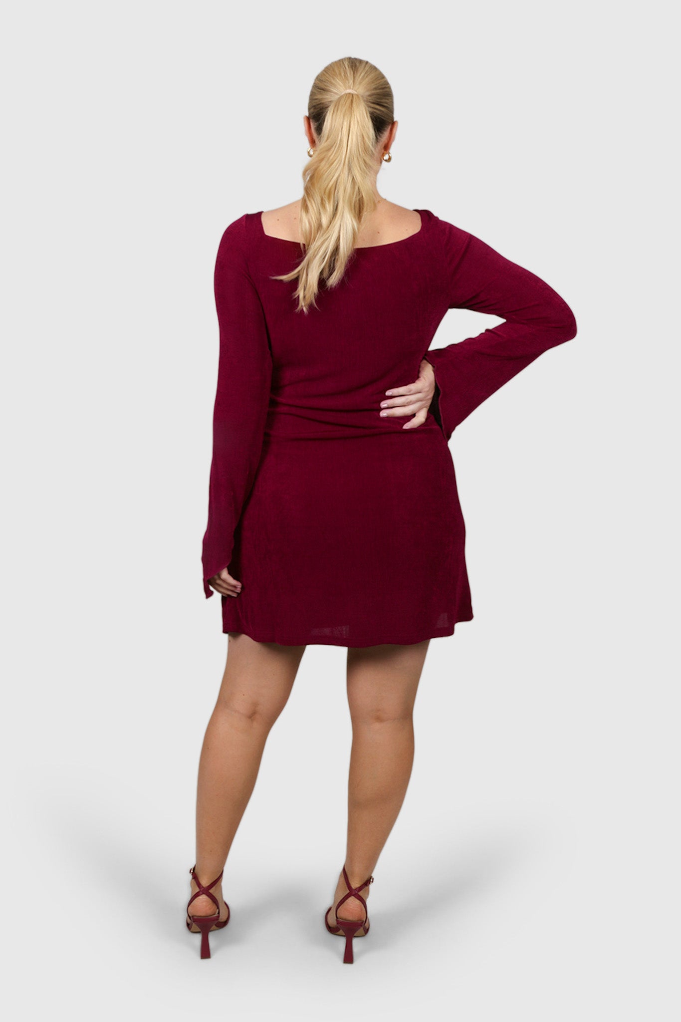 KENZIE MINI DRESS WINE