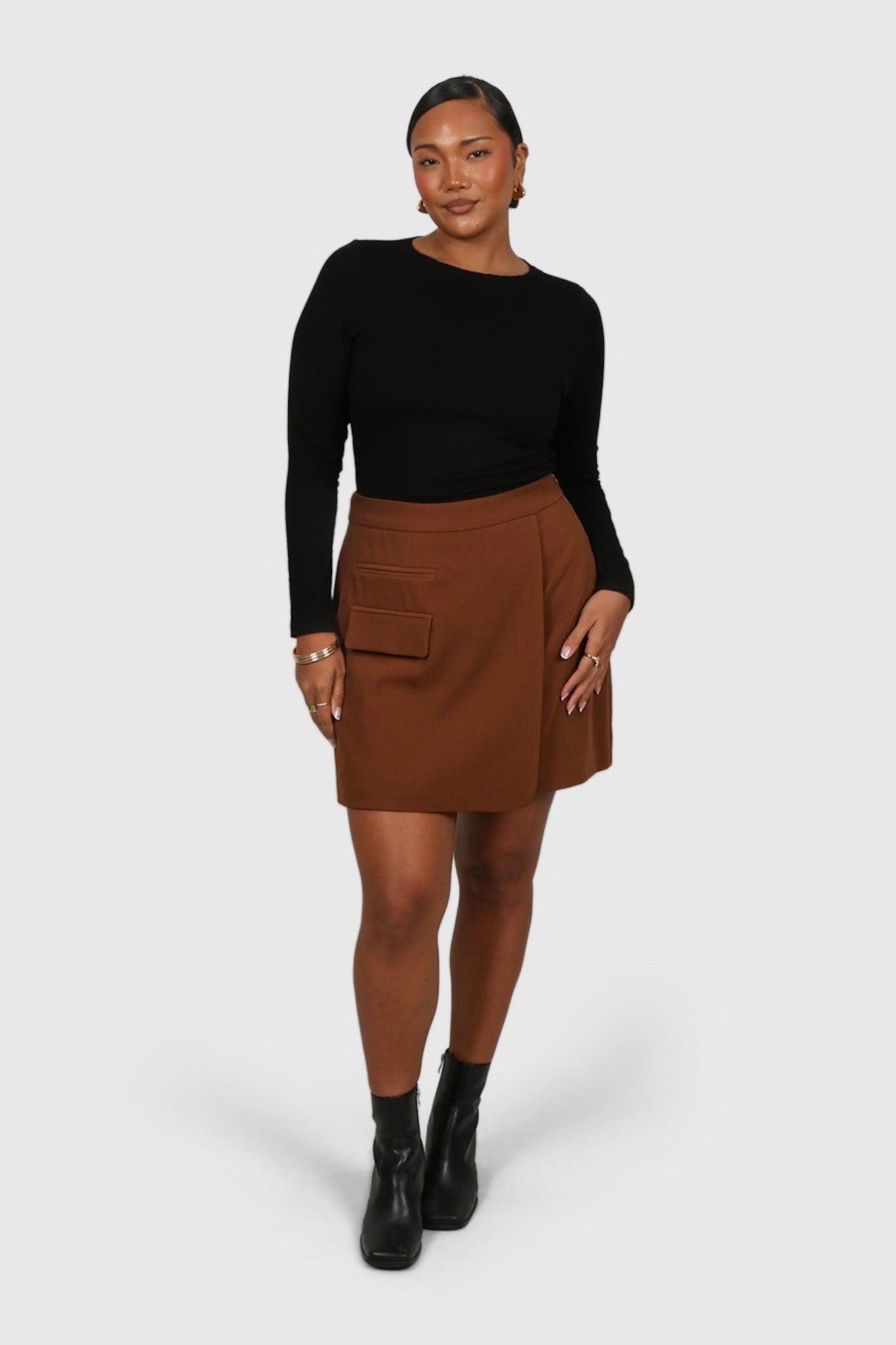 CALIE SKIRT RUST