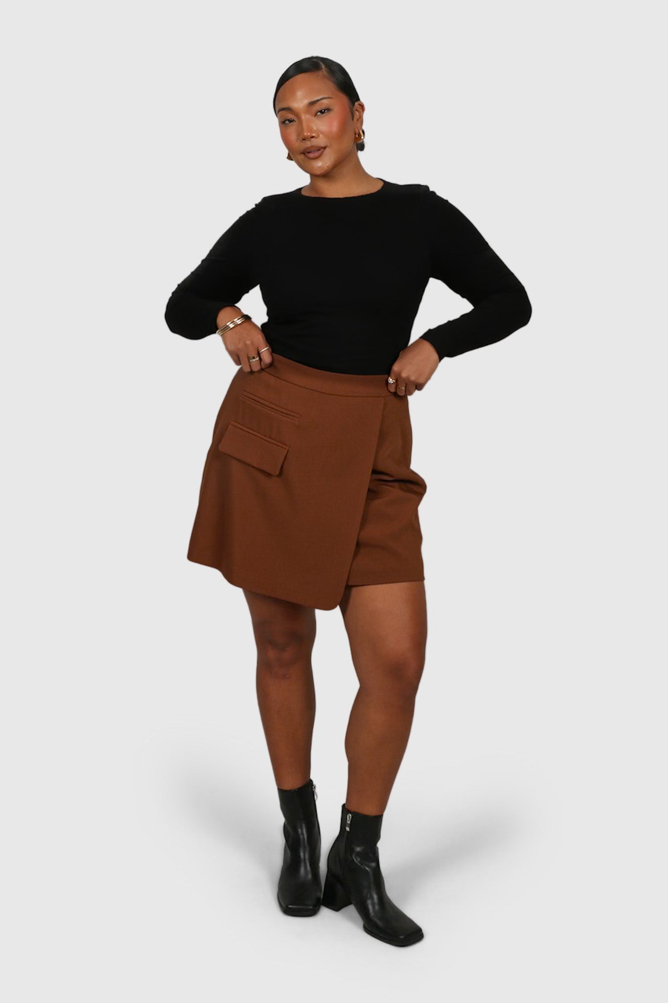 CALIE SKIRT RUST