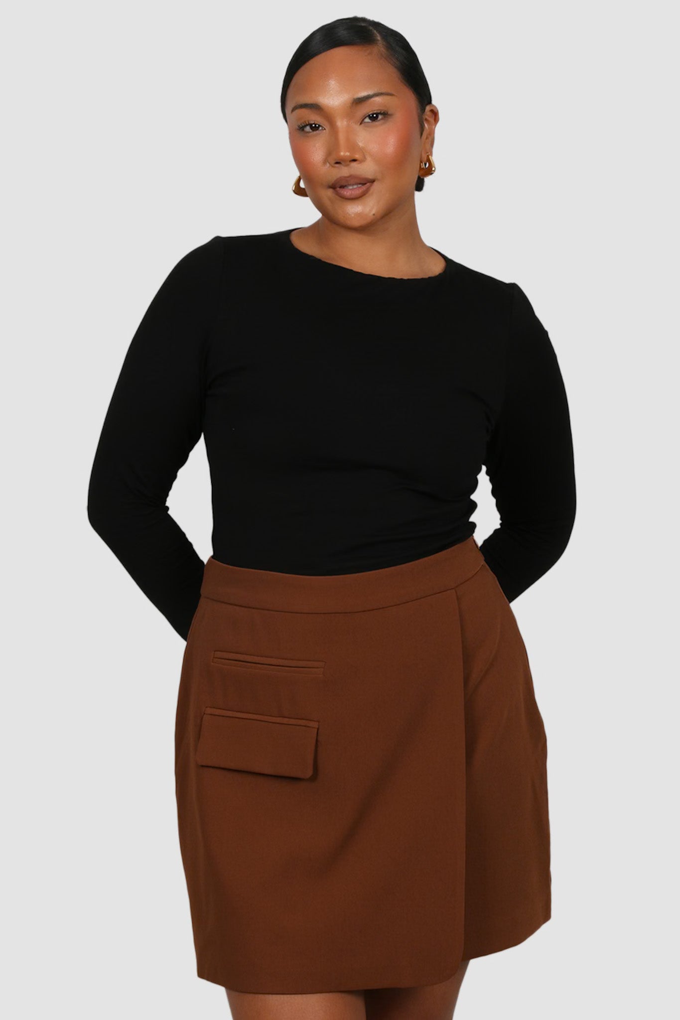 CALIE SKIRT RUST