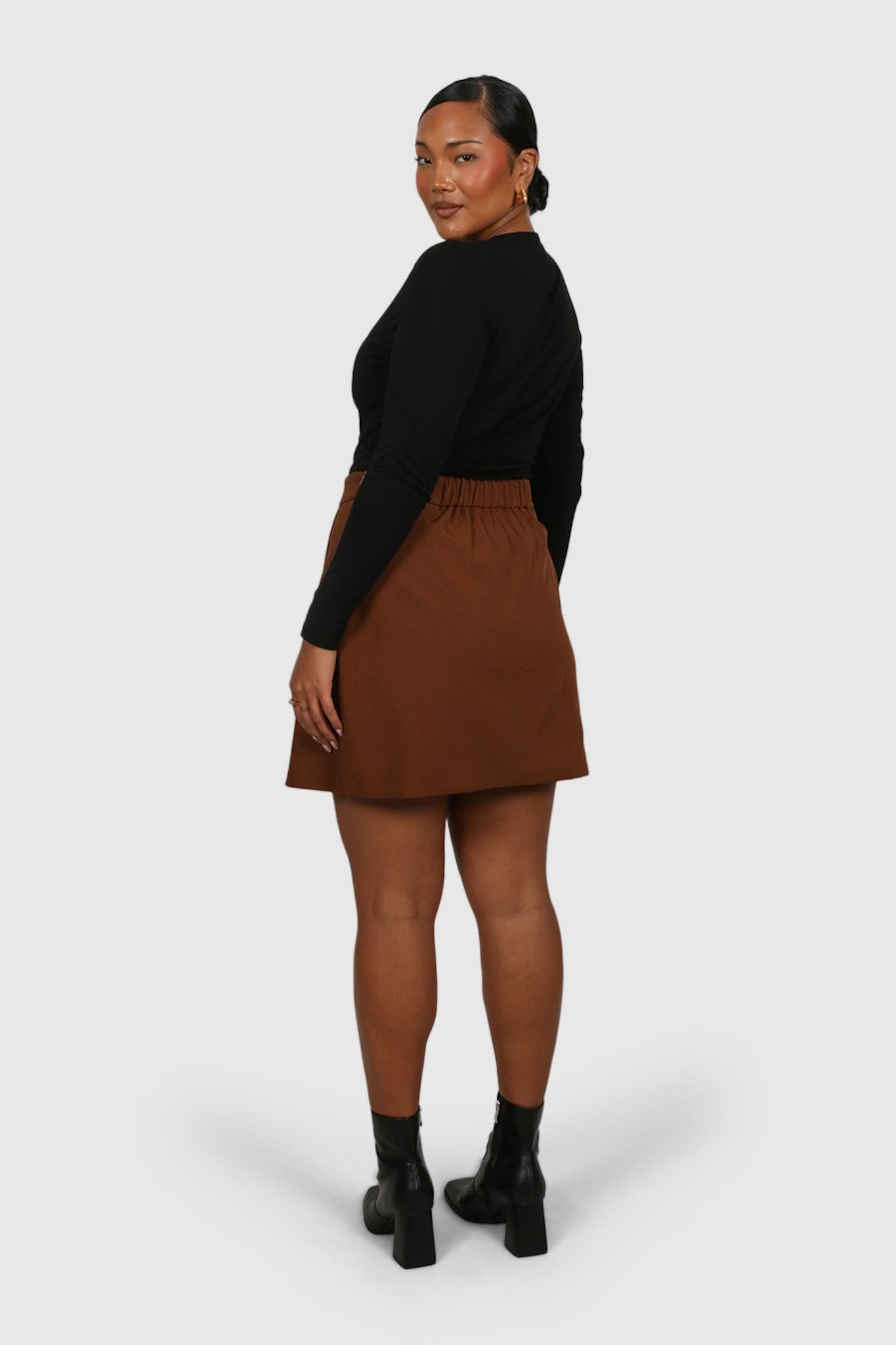 CALIE SKIRT RUST