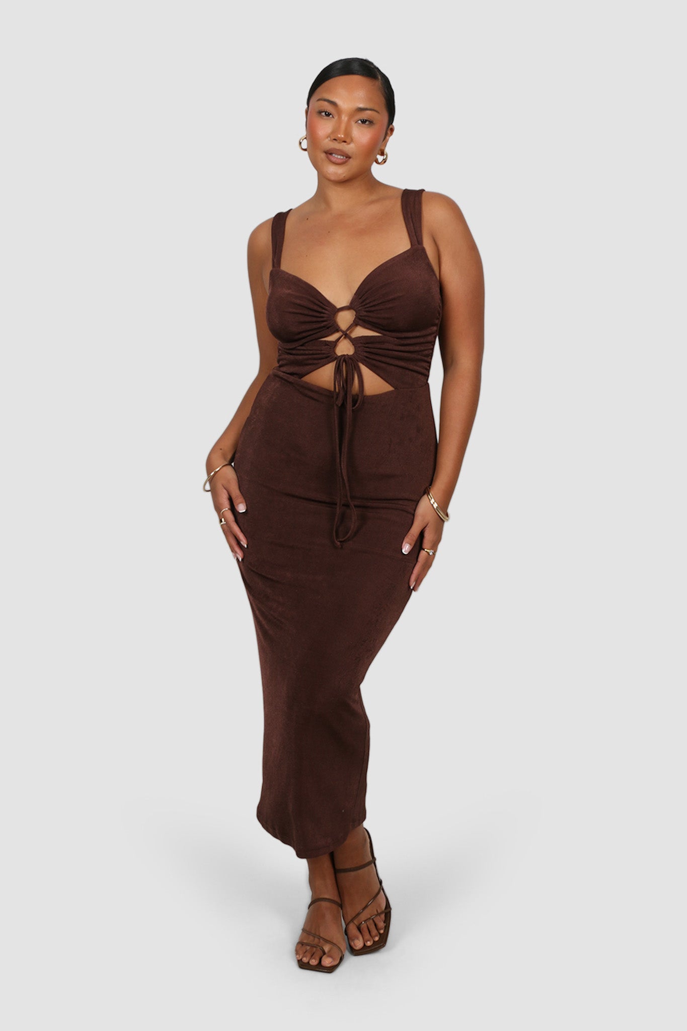SAMPLE - SASCHA DRESS ESPRESSO
