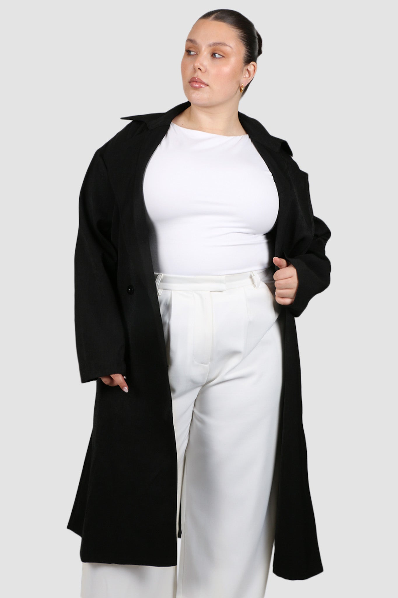 LENNOX TRENCH BLACK