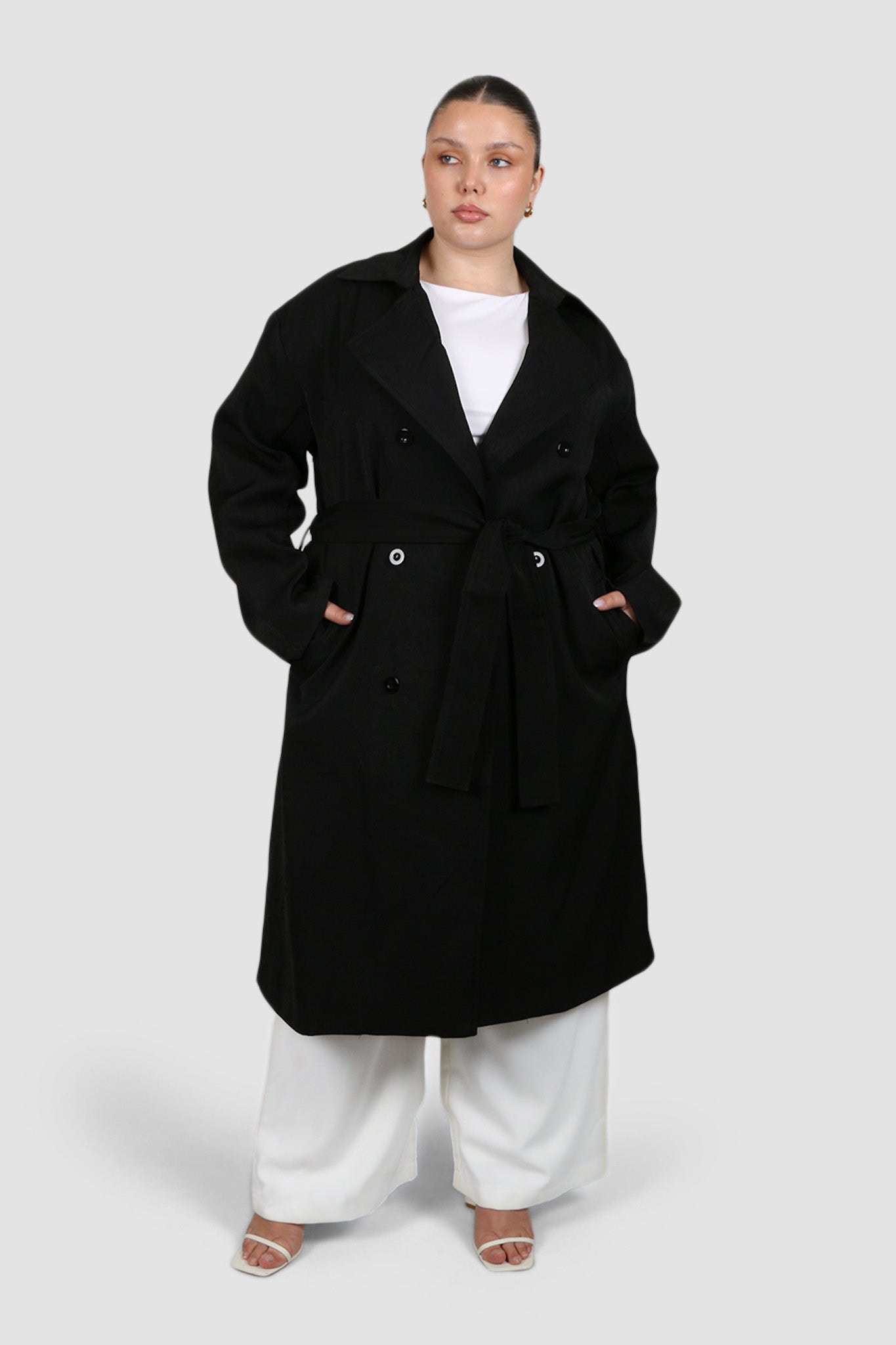 LENNOX TRENCH BLACK