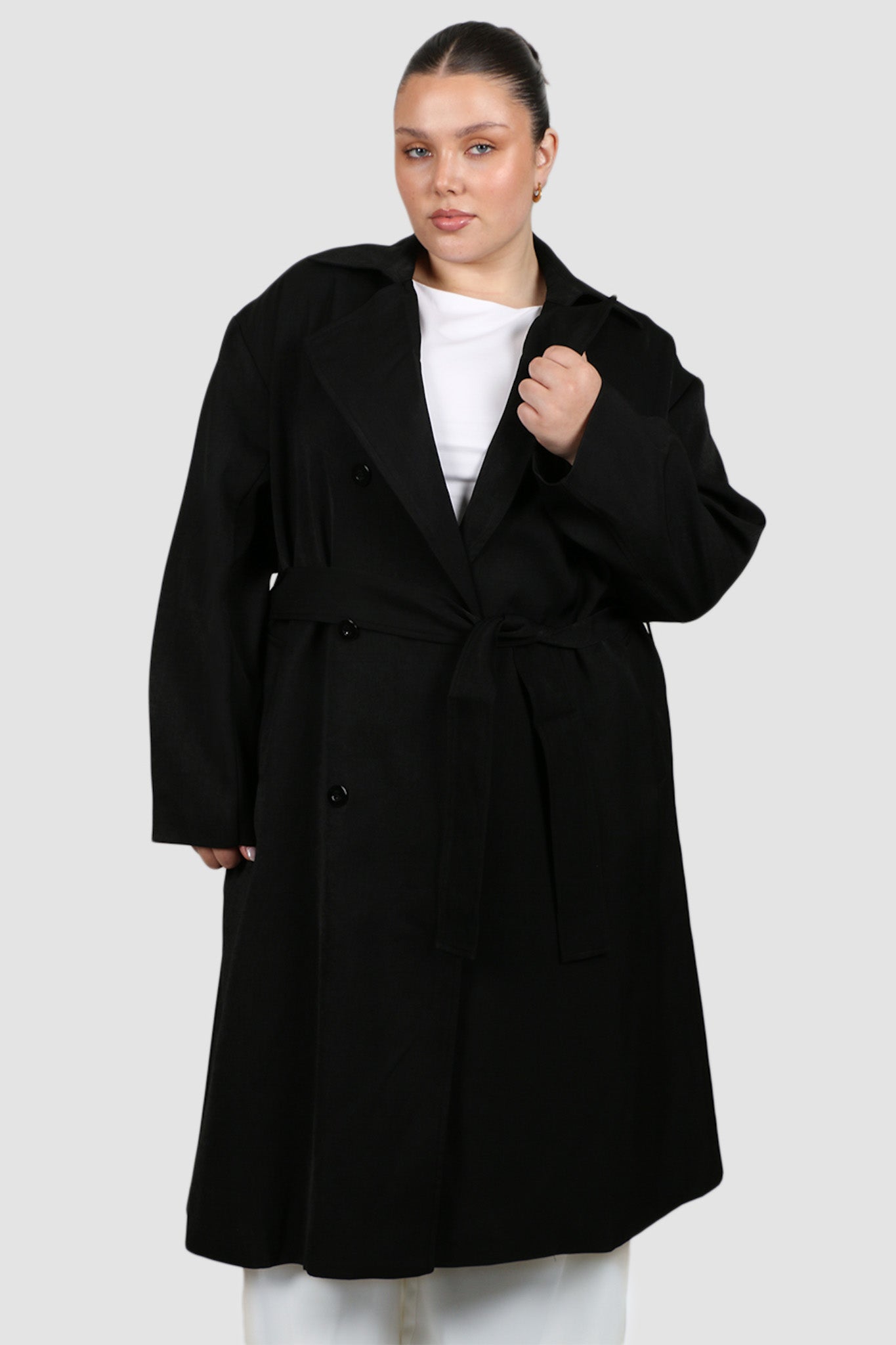 LENNOX TRENCH BLACK