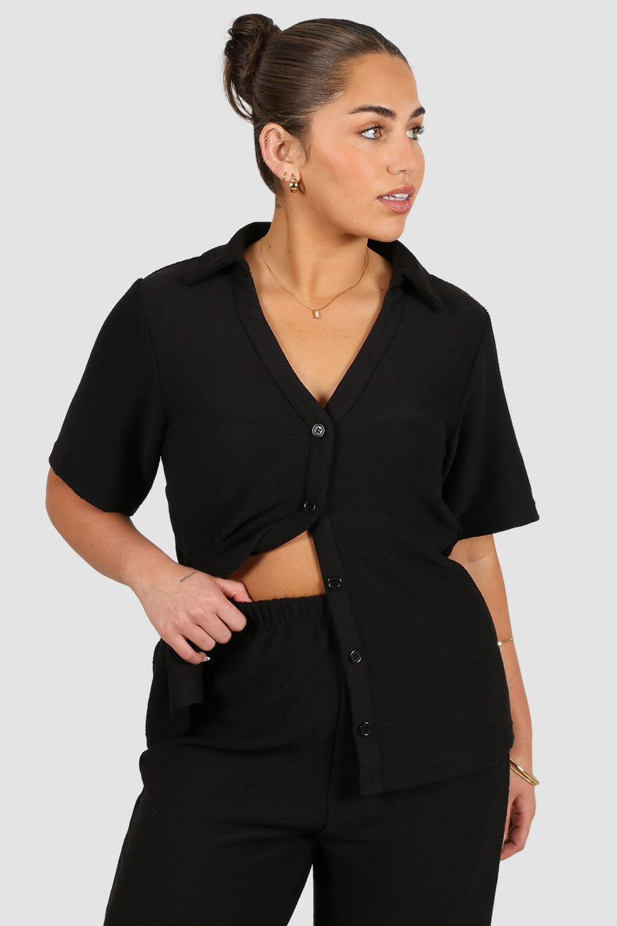 ARDEN SHIRT BLACK