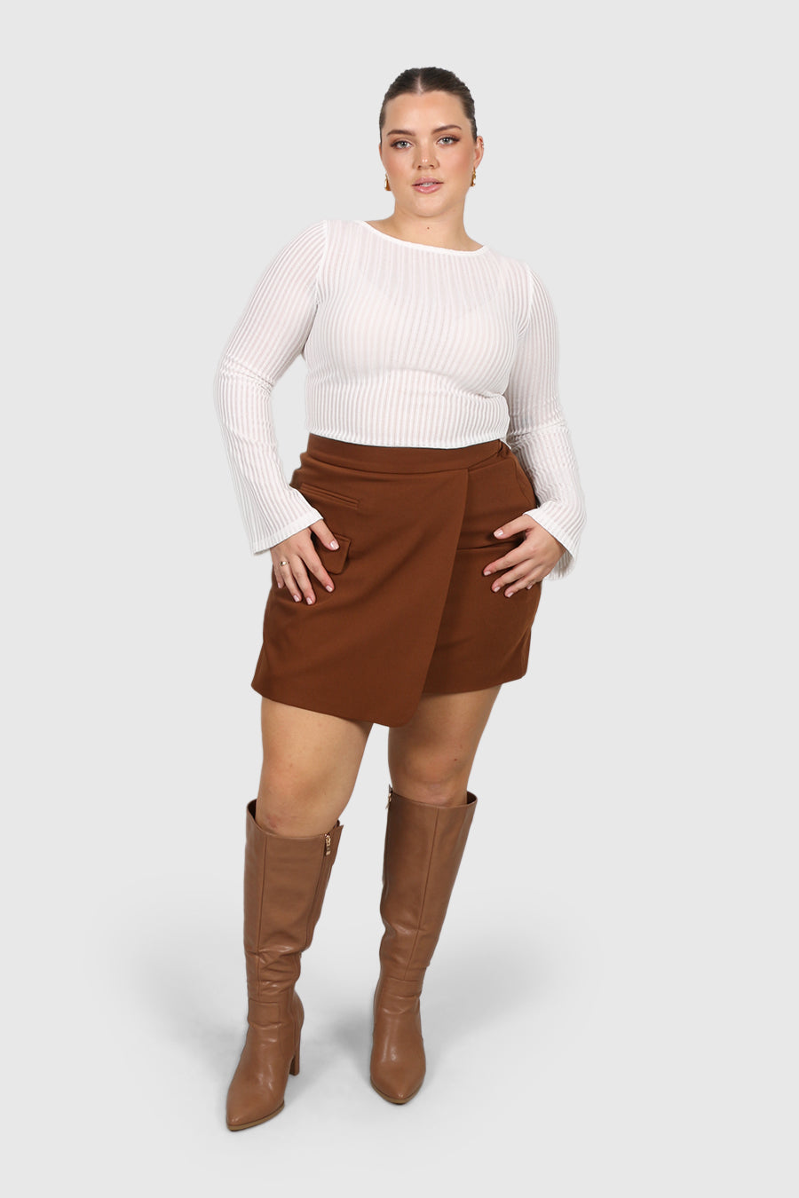 CALIE SKIRT RUST