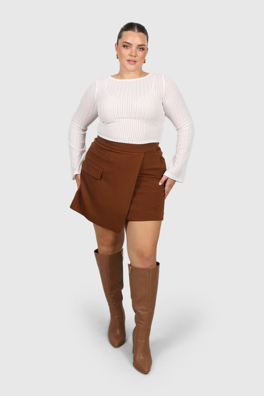 CALIE SKIRT RUST