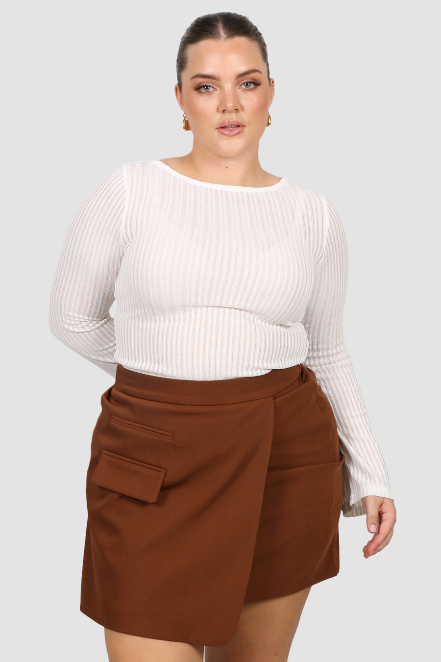 CALIE SKIRT RUST