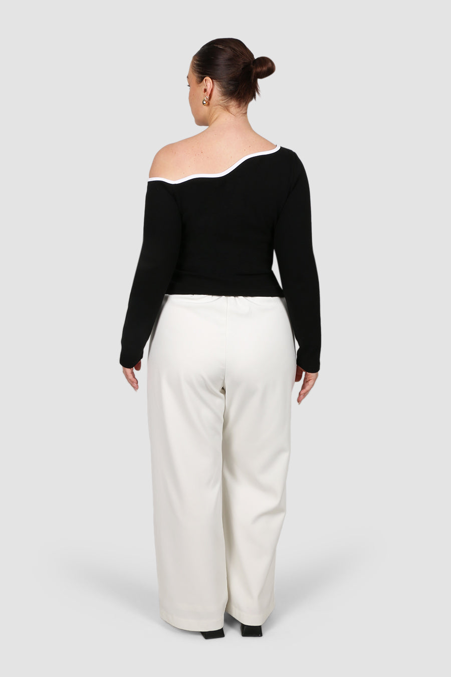 RUMI RIB TOP BLACK