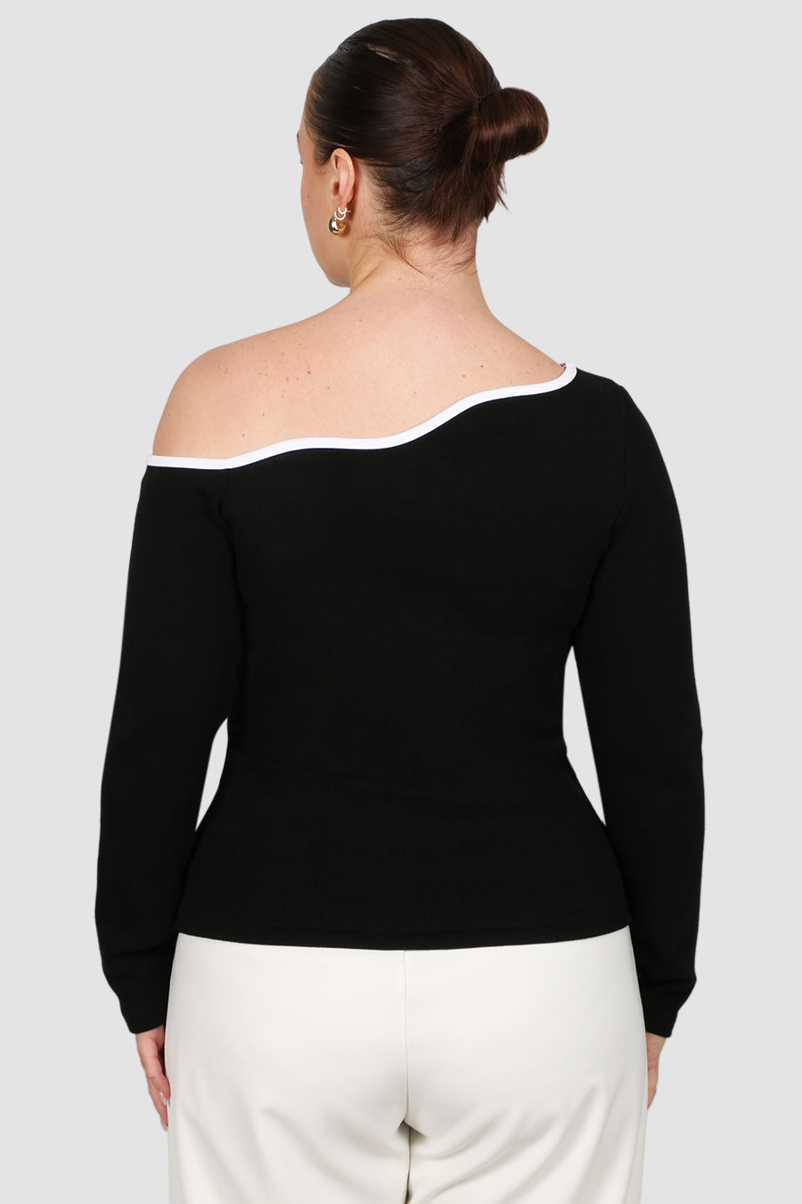 RUMI RIB TOP BLACK