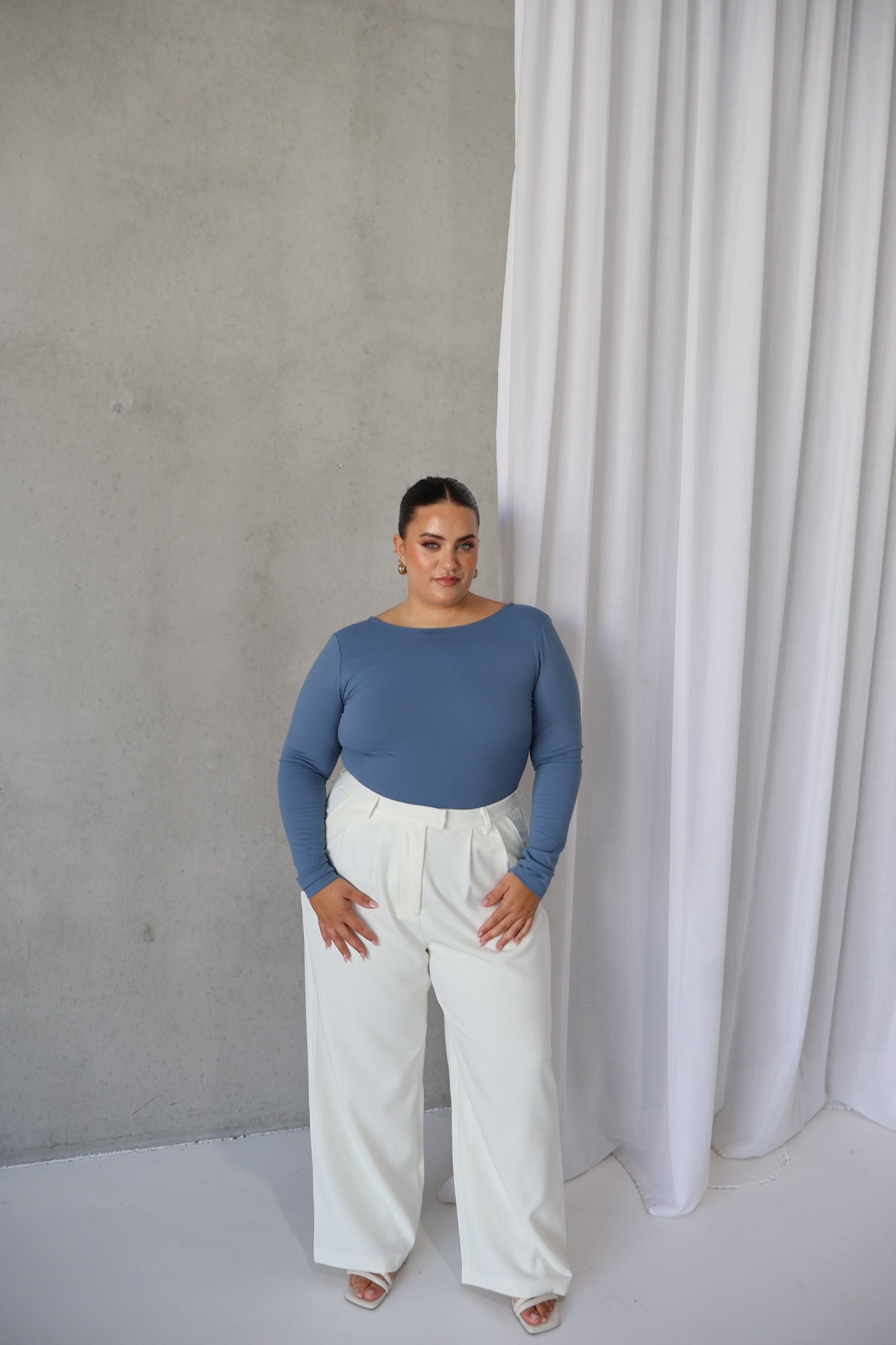 DOWNTOWN PANT WHITE