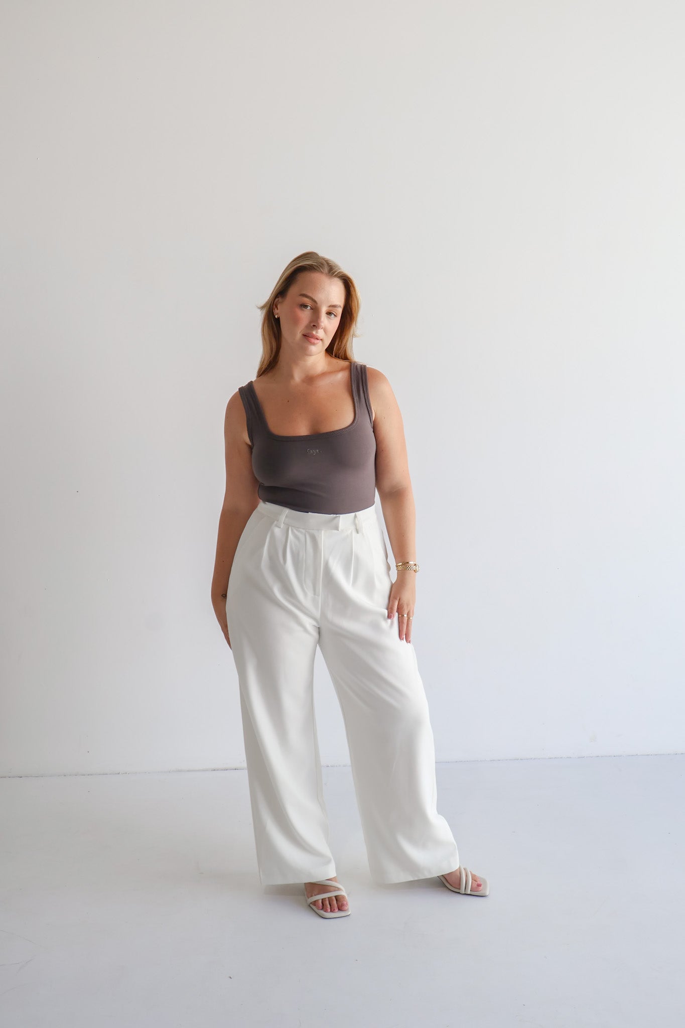 DOWNTOWN PANT WHITE