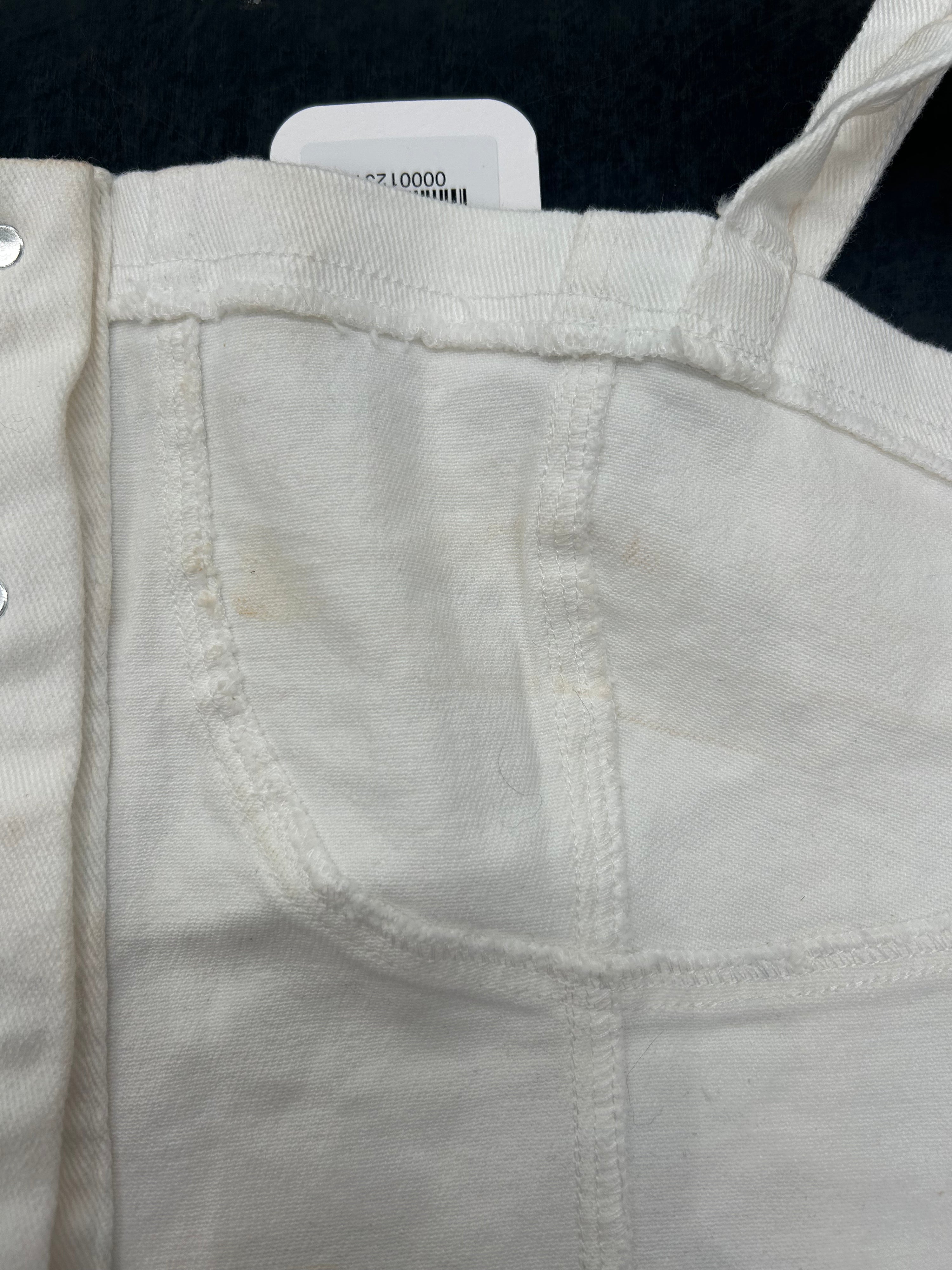 FB SALE - SIREN DENIM TOP WHITE SIZE 14 (D)