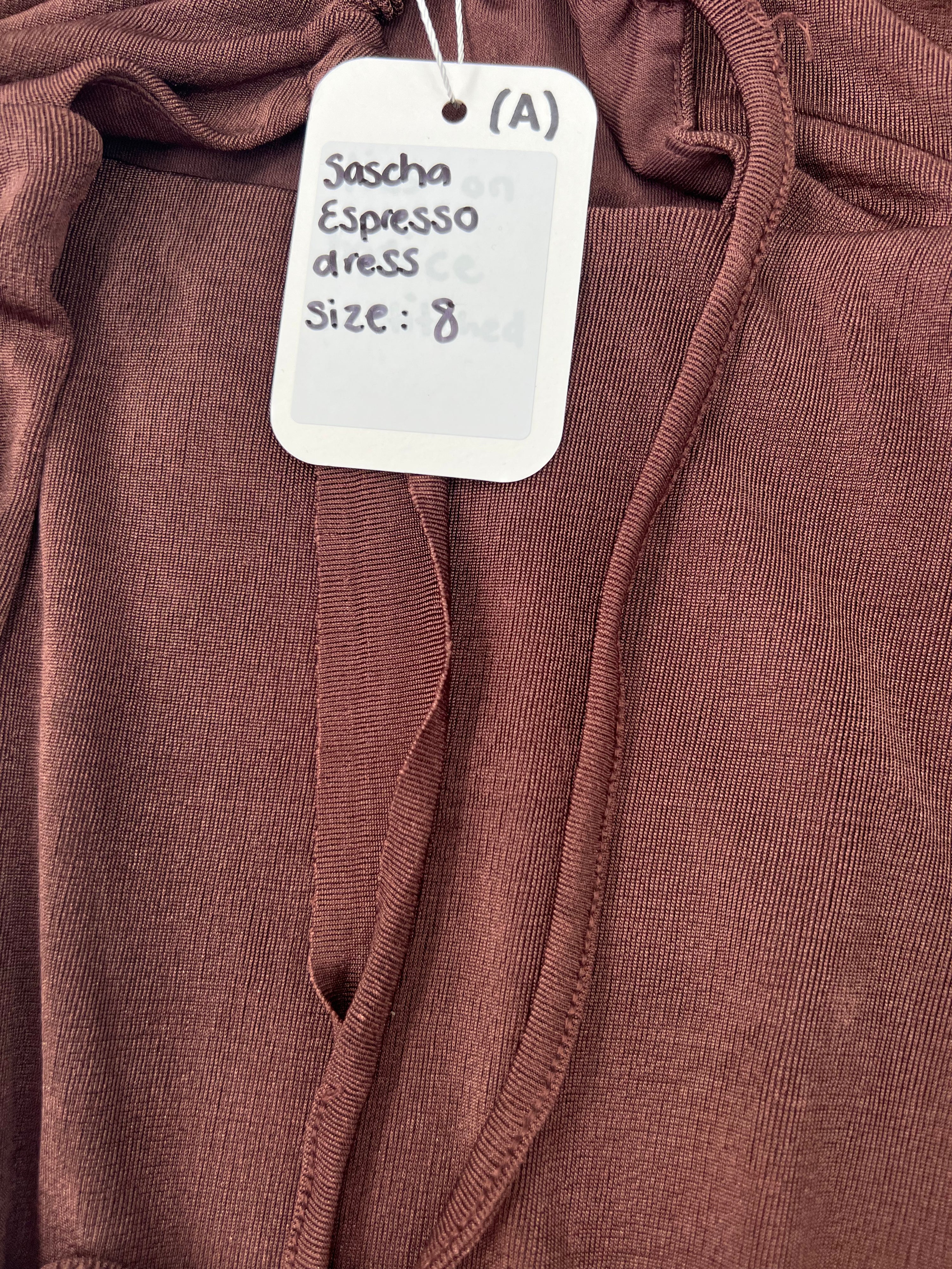 SAMPLE - SASCHA DRESS ESPRESSO