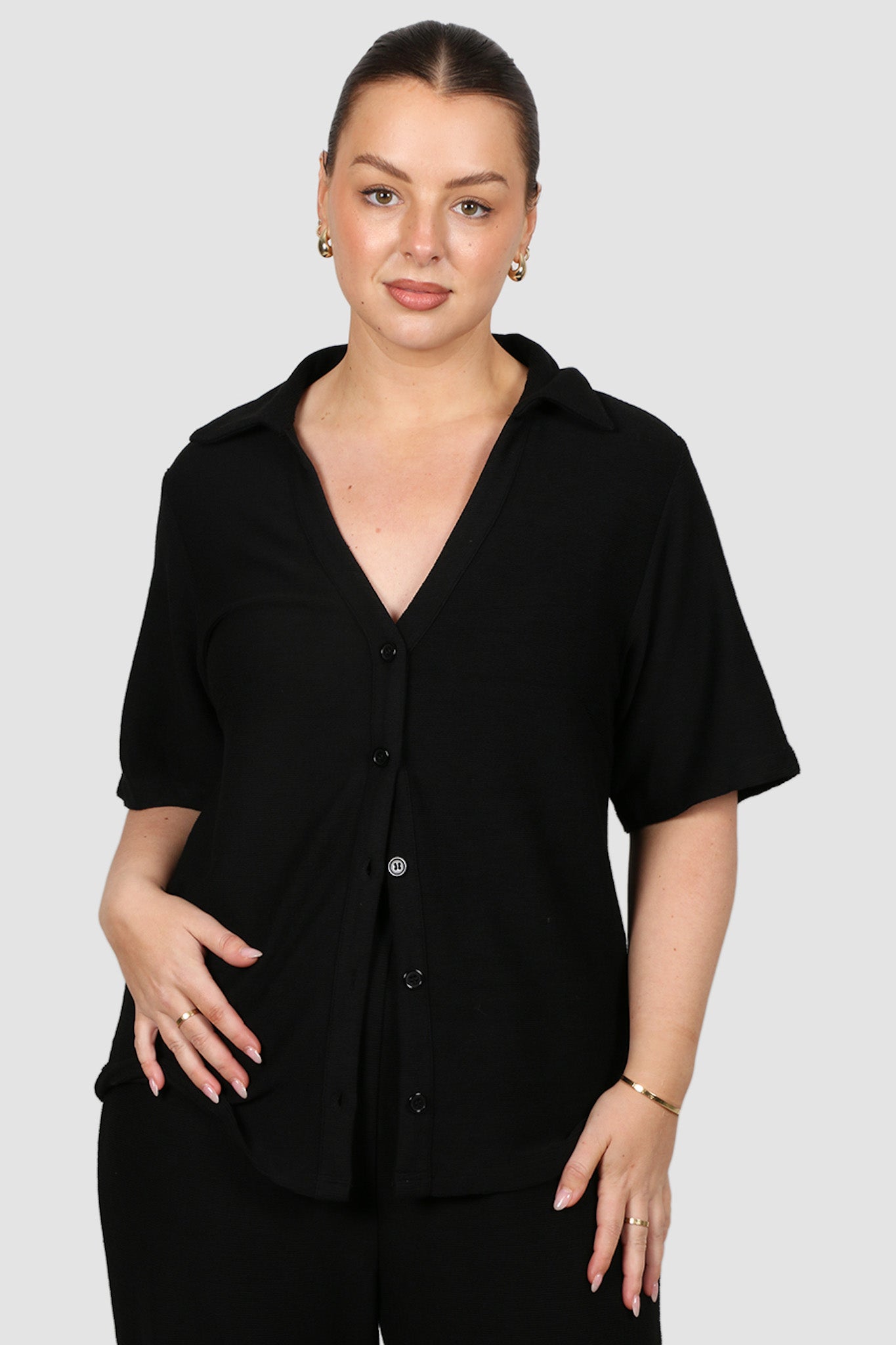 ARDEN SHIRT BLACK