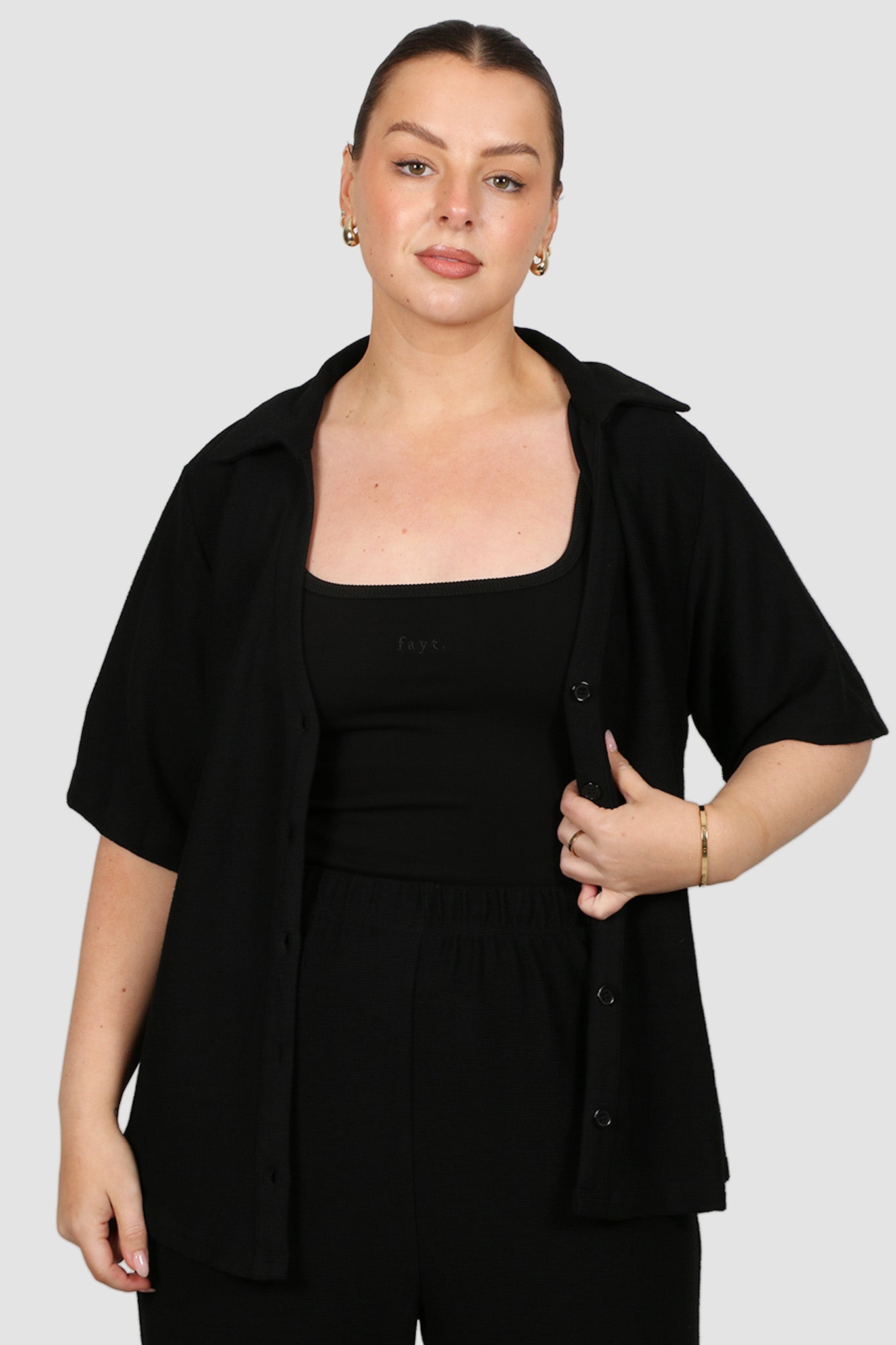 ARDEN SHIRT BLACK